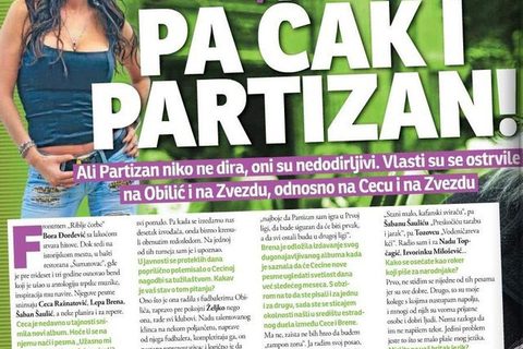 svet magazin ono sta je radila ceca rade i svi pa cak i partizan maj 2011