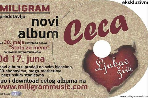 Ceca, Ljubav živi, omot, 2011 album