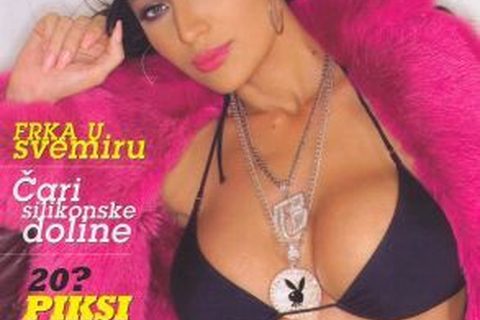 Ceca Playboy magazin poster