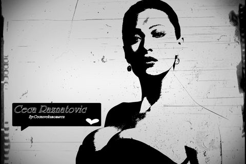 ceca svetlana raznatovic crno bela: pozadina, poster, wallpaper za desktop 1280x1024