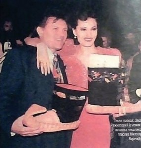 Milos Bojanic i Ceca Svetlana Raznatovic stara slika